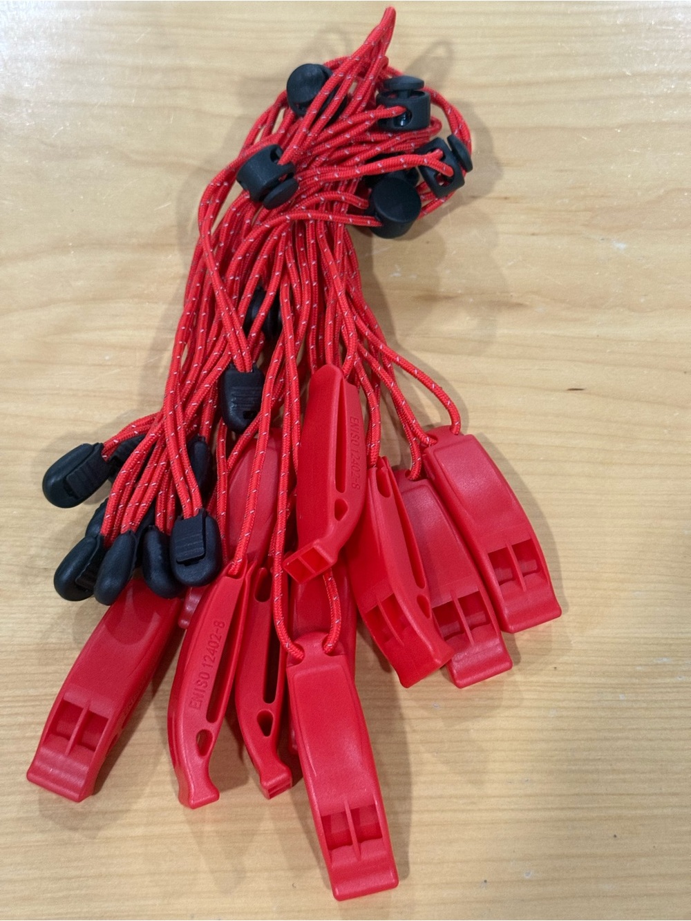 Emergency Survival Whistles, 10 Pack Double Tube Waterproof Safety Whistle New
